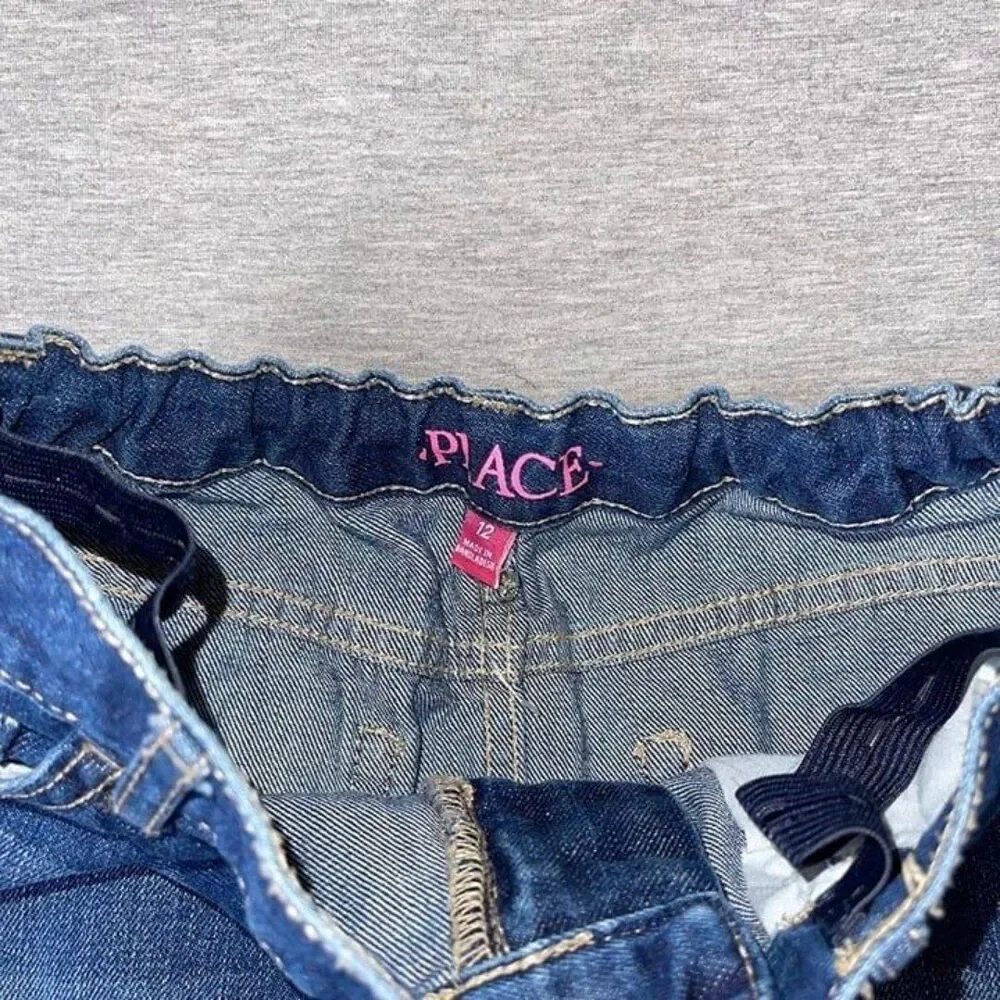 The Children’s Place Girl's Adjustable Waist Denim Skirt